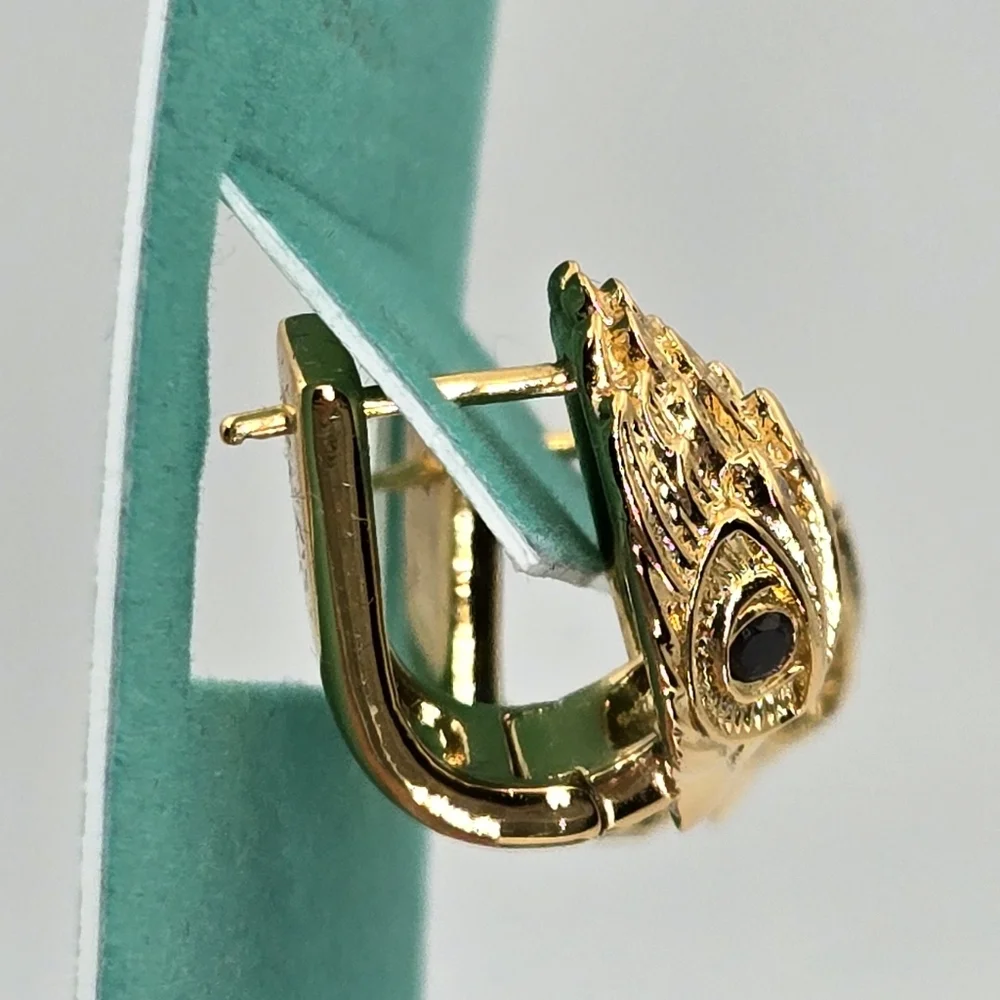 Kurt Geiger London Pavé Eagle Stud Post-Back Earrings - Picture 8 of 12